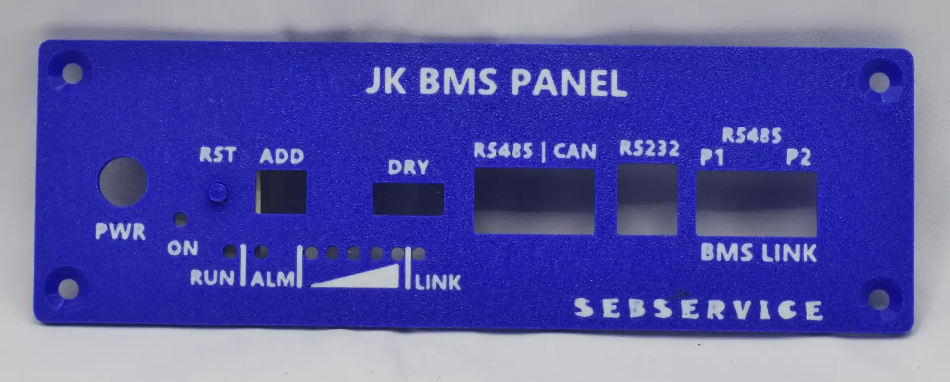 Low Front Panel for JK BMS V19 RS485 Communication Board